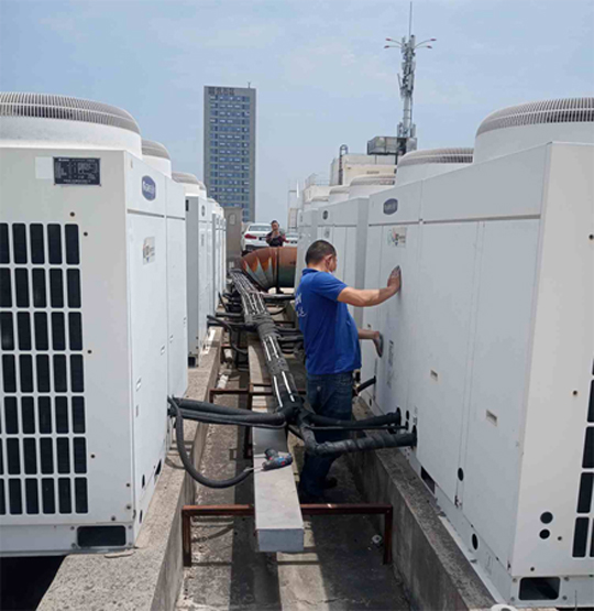 潞城中央空调制热和不制冷系统维修方法